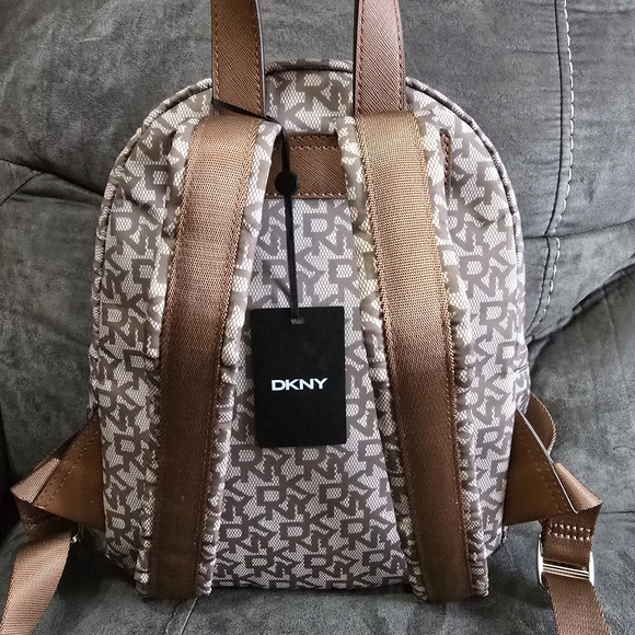 dkny mini backpack brown Bryant Top Zip Bag in Caramel R12KLC36 DKNY Bag New | Mercari
